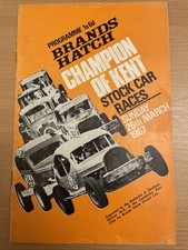 Stock car programme for sale  BURTON-ON-TRENT