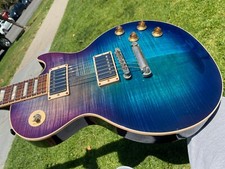 Gibson Les Paul Traditional Plus Blueberry Burst Flametop configuração padrão VÍDEO comprar usado  Enviando para Brazil