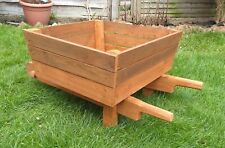 Wooden wheelbarrow planter for sale  EDGWARE