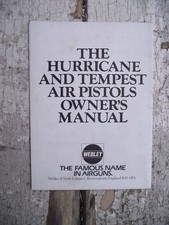 Webley hurricane tempest for sale  MINEHEAD