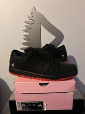 Nike SB Dunk preto pombo vermelho grampo usado levemente tamanho 13, usado comprar usado  Enviando para Brazil