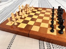 Vintage wooden chess for sale  LONDON
