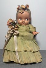 VESTIDO CREPE 7” Vintage Irwin Plástico Rígido 1950’s Baby Doll TODO ORIGINAL comprar usado  Enviando para Brazil