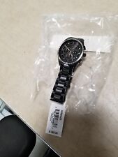Michael Kors Feminino Mostrador Vail Brilho Cristal Relógio Bracelete Preto MK6423 Novo comprar usado  Enviando para Brazil