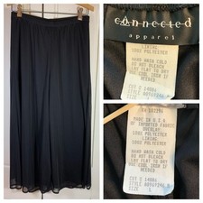 Calça feminina Connected Apparel Palazzo perna larga grande gala Fairycore Whimsigoth comprar usado  Enviando para Brazil