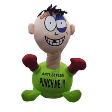 Ventosa antiestrés Punch Me Guy para escritorio de oficina compañero de trabajo jefe regalo verde segunda mano  Embacar hacia Mexico