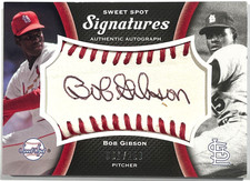 2008 Upper Deck Sweet Spot Signatures Bob Gibson relíquia autografada #S2-BG /250 comprar usado  Enviando para Brazil
