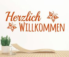 Wandtattoo herzlich willkommen gebraucht kaufen  Wilster