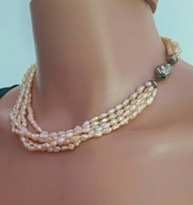 Collana girocollo perle usato  Monzuno