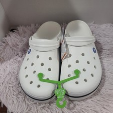Crocs Crocband Chodaki, Białe, Męskie 12, Damskie 14 na sprzedaż  Wysyłka do Poland