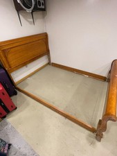 Queen oak bed for sale  Queensbury