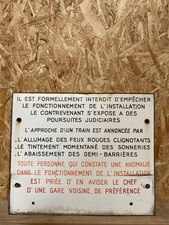 Ancienne plaque émaillée d'occasion  Courcelles-Chaussy