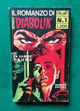 Romanzo diabolik n.1 usato  Italia