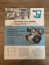 Papel manual Wisconsin Robin Engine modelo EY21W, usado comprar usado  Enviando para Brazil