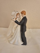 Decoração de bolo de casamento Lefton noiva e noivo dança 1996 comprar usado  Enviando para Brazil