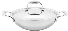 Stainless steel kadai for sale  LONDON