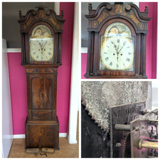 Antique longcase grandfather for sale  EXETER