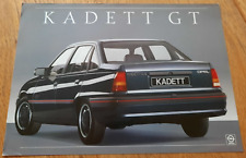 Usado, 1991 OPEL KADETT GT folheto de vendas de carros, texto alemão prospekt / catálogo Astra comprar usado  Enviando para Brazil