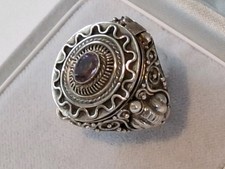 Giftring sterlingsilber amethy gebraucht kaufen  Düsseldorf
