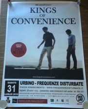 KINGS OF CONVENIENCE / FREQUENZE DISTURBATE - POSTER (original 2010 - 100x70) comprar usado  Enviando para Brazil