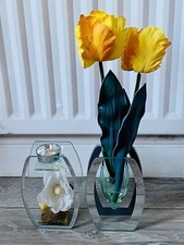 Vintage mirrored glass for sale  THORNTON-CLEVELEYS