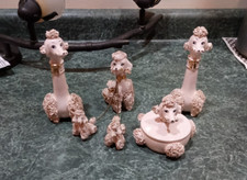 Conjunto de penteadeira 6 peças poodle espagetti rosa década de 1950 Tilso comprar usado  Enviando para Brazil