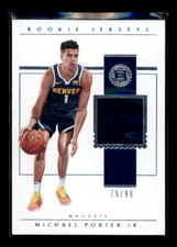 Camiseta 2018-19 Panini Envelopada Michael Porter Jr. RJ-MP RC 75/99 Denver Nuggets comprar usado  Enviando para Brazil