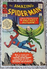 Amazing Spider-Man #7 Era de Prata Vintage Quadrinhos Marvel Muito Bom - Bom 2º Abutre 1963 comprar usado  Enviando para Brazil