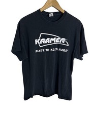Usado, Camiseta Kramer Guitars masculina preta feita para balançar dura tamanho médio comprar usado  Enviando para Brazil