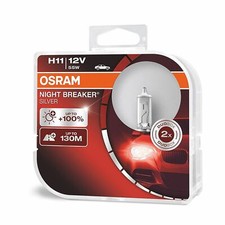 OSRAM 64211NBS-HCB NIGHT BREAKER SILVER H11 12V 55W Lampadine per fari(doppie) comprar usado  Enviando para Brazil