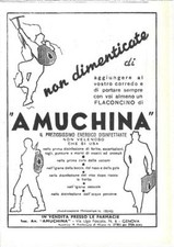 Amuchina. pubblicità 1943 usato  Diano San Pietro