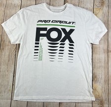 Camiseta Masculina Fox Racing Pro Circuit Motocross Branca Tamanho XL comprar usado  Enviando para Brazil