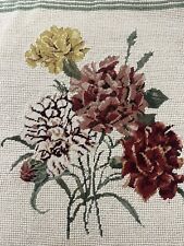 Travesseiro de lã vintage feito à mão com ponta de agulha flor 13 x 13 NOVO comprar usado  Enviando para Brazil