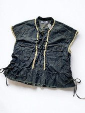 Msgm ruffle denim usato  Milano
