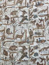Vintage cabin curtain for sale  USA