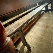 Antique oak bench for sale  BRIGHTON