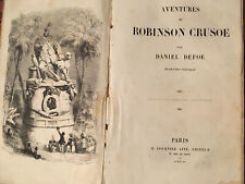 1840 EO Robinson CRUSOE GRANDVILLE ENGRAVINGS DANIEL DEFOE Average Condition comprar usado  Enviando para Brazil