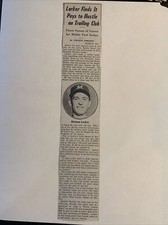 Usado, Painel de beisebol Norm Larker Mobile Bears 1954 notícias esportivas 2X11 comprar usado  Enviando para Brazil