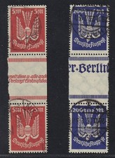 Deutsches Reich 263+267 ZS, ZWISCHENSTEGPAARE, gestempelt, geprüft Infla, 900,-€ comprar usado  Enviando para Brazil