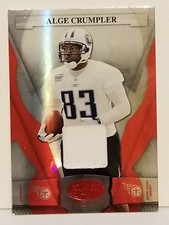 2008 Donruss Playoff #144 Alge Crumpler 66/150 Relic Patch Tennessee Titans  comprar usado  Enviando para Brazil