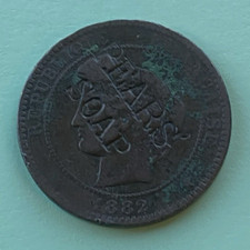 Contremarque surfrappe centime d'occasion  Les Ponts-de-Cé