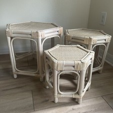 Vintage wicker bamboo for sale  Ruskin