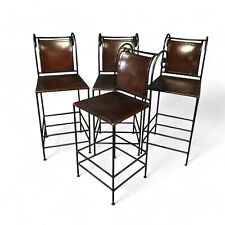 leather iron bar stools for sale  Shelburne