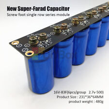 16V-83F Farad Capacitor Super Capacitor 2.7V-500F Parafuso Pé Módulo de Linha Única comprar usado  Enviando para Brazil