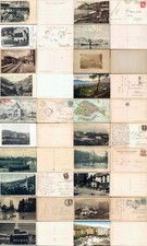 Cartoline regionali paesaggist usato  Italia