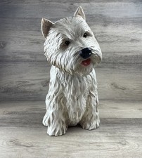 Estátua de cachorro West Highland White Terrier Westie vintage 1979 grande 13,5” universal comprar usado  Enviando para Brazil