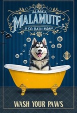 Alaska malamute bath for sale  DUNSTABLE