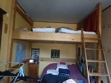 Lit mezzanine bois d'occasion Lit mezzanine bois d'occasion  Le Bourg-d'Oisans