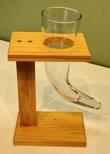Glass drinking horn for sale  LEICESTER