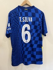 Camisa Chelsea Nike Home Silva #6 L 2021-22 comprar usado  Enviando para Brazil